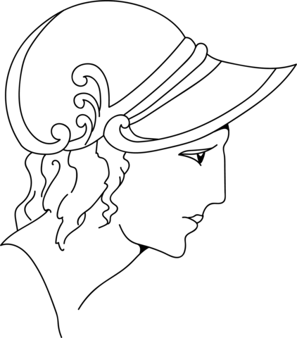 Gallic Pilgrim Coloring Page